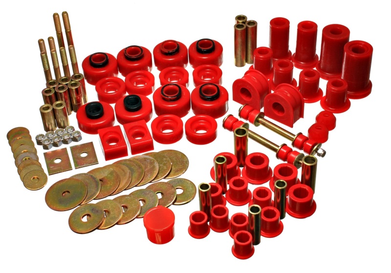 Ford F150 Pickup Bushing Kits - Energy Suspension - Hyper-Flex Sets - Red - `97-`03 Ford F150 Pickup Bushing Kits - Energy Suspension - Hyper-Flex Sets - Red - `97-`03